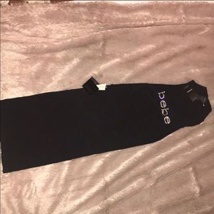 Brand new black bebe dress